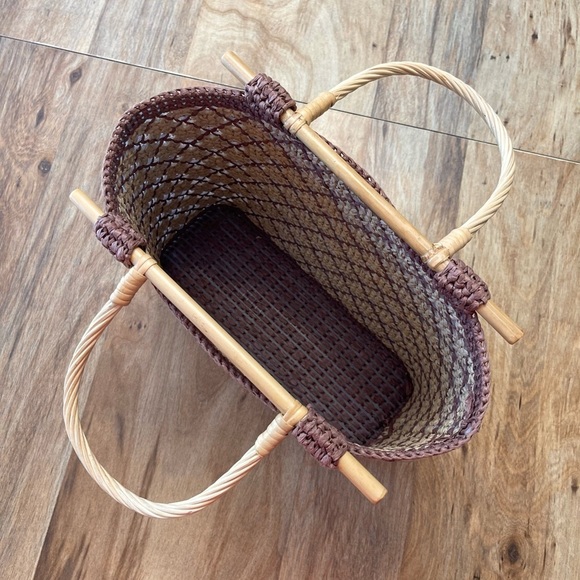 Wood & Straw Bag - Picture 2 of 5
